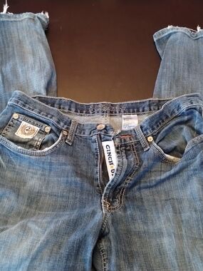 CINCH Blue Faded Denim Jeans Sz 32x30